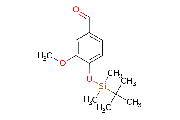 4-((tert-butyldimethylsilyl)oxy)-3-methoxy benzaldehyde