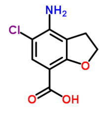 4-Amino-5-chloro-2,3-dihydrobenzofuran-7-carboxylic acid