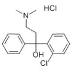 	2-CHLORO-ALPHA-[2-DIMETHYLAMINOETHYL]BENZHYDROL HYDROCHLORIDE