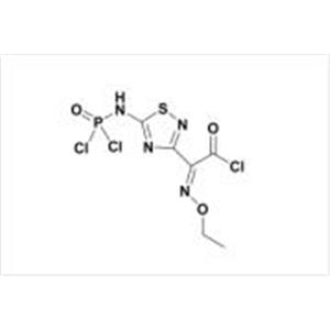(Z)-5-[(dichlorophosphinyl)amino]-alpha-(ethoxyimino)-124-thiadiazol-3-acetyl chloride