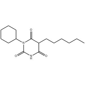 1-Cyclohexyl-5-hexylbarbituric acid