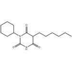 1-Cyclohexyl-5-hexylbarbituric acid