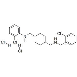 1-(2-chlorophenyl)-N-[[4-[(2-chlorophenyl)methylaminomethyl]cyclohexyl]methyl]methanamine dihydrochloride