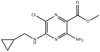 METHYL 3-AMINO-6-CHLORO-5-[(CYCLOPROPYLMETHYL)AMINO]PYRAZINE-2-CARBOXYLATE