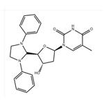 5'-Deoxy-5'-(1,3-diphenyl-2-imidazolidinyl)thymidine pictures