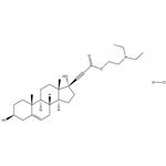 17α-Pregn-5-en-20-yne-21-carboxylic acid, 3β,17-dihydroxy-, 2-(diethylamino)ethyl ester, hydrochloride pictures