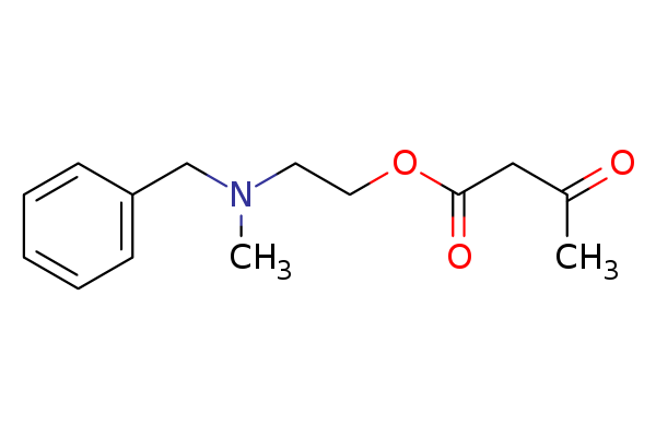 2-(benzyl(methyl)amino)ethyl 3-oxobutanoate