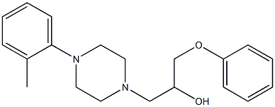 4-(2-Methylphenyl)-α-(phenoxymethyl)-1-piperazineethanol