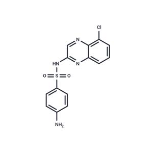 Chloroquinoxaline sulfonamide