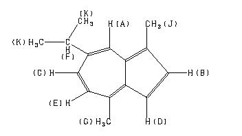 guaiazulene nmr assignment