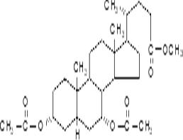 二乙酰氧基鹅去氧胆酸甲酯