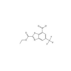 2-Benzothiazolecarboxylic acid, 7-nitro-5-(trifluoromethyl)-, ethyl ester