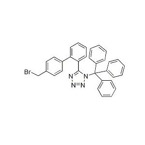 N-(三苯基甲基)-5-(4’-溴甲基联苯-2-基)四氮唑