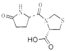 （S）-3-[（S）-（5-氧代-2-吡咯烷基）羰基]-四氢噻唑-4-羧酸