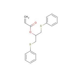 2-Propenoic acid, 2-(phenylthio)-1-[(phenylthio)methyl]ethyl ester