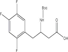 Boc-(R)-3-氨基-4-(2,4,5-三氟苯基)丁酸;