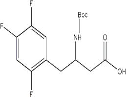 (3R)-N-叔丁氧羰基-3-氨基-4-(2,4,5-三氟苯基)丁