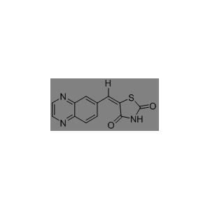 5-(6-喹喔啉亚甲基)-2,4-噻唑啉二酮