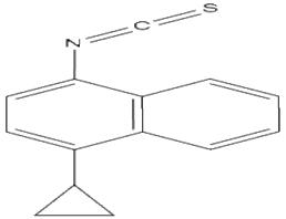 1-环丙基萘-4-基异硫氰酸酯