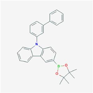 9-[1,1'-联苯]-3-基-3-(4,4,5,5-四甲基-1,3,2-二氧硼杂环戊烷-2-基)-9H-咔唑 [1533406-38-0]