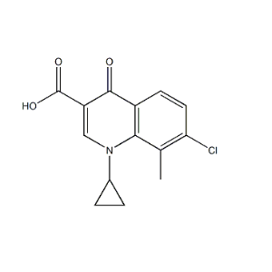 7-氯-1-环丙基-1,4-二氢-8-甲基-4-氧代-3-喹啉羧酸