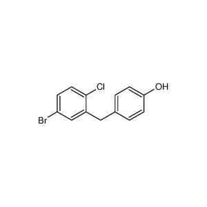 4-(5-溴-2-氯苄基)苯酚