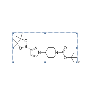 4-[4-(4,4,5,5-四甲基-1,3,2-二氧杂环戊硼烷-2-基)-1H-吡唑-1-基]哌啶-1-甲酸叔丁酯
