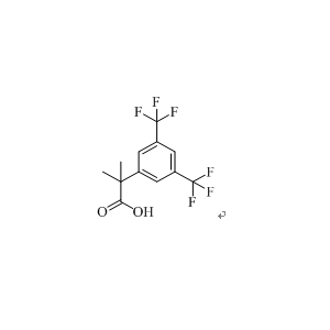 2-(3,5-双-三氟甲基-苯基)- 2-甲基-丙酸