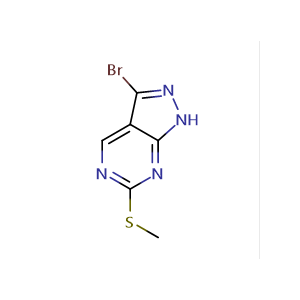 3-溴-6-(甲巯基)-1H-吡唑并[3,4-D]嘧啶 产品图片