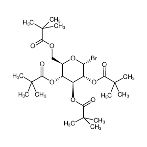 2,3,4,6-O-四特戊酰基-ALPHA-D-溴代吡喃葡萄糖