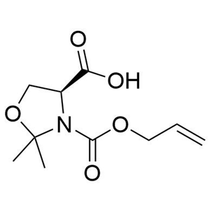 (S)-3-((烯丙氧基)羰基)-2,2-二甲基恶唑啉 4-羧酸