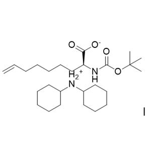 (S)-2-叔丁氧羰基氨基-8-烯壬酸二环己胺盐