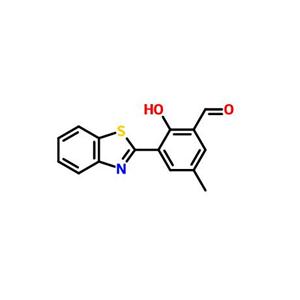 5-甲基-3-(2-苯并噻唑基)-2-羟基苯甲醛