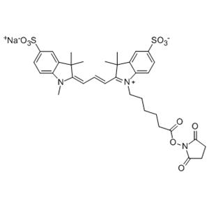 Sulfo-Cyanine3 NHS ester，Sulfo-Cy3 NHS ester