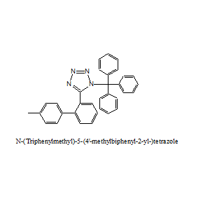 N-(三苯基甲基)-5-(4'-甲基联苯-2-基)四氮唑