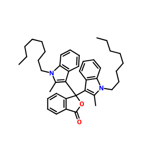 3,3-双(2-甲基-1-辛基-1H-吲哚-3-基)苯酞