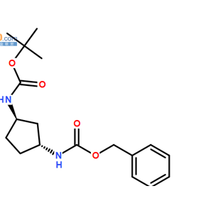 (1R,3S)-1-(BOC-氨基)-3-(CBZ-氨基)环戊烷