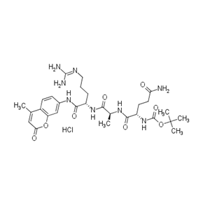 Boc-Gln-Ala-Arg-AMC HCL