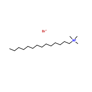N,N,N-三甲基-1-十四烷基溴化铵