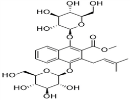 Methyl 1,4-bisglucosyloxy-3-prenyl-2-naphthoate