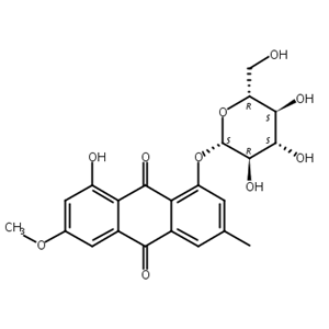 大黄素甲醚-1-O-β-D-葡萄糖苷