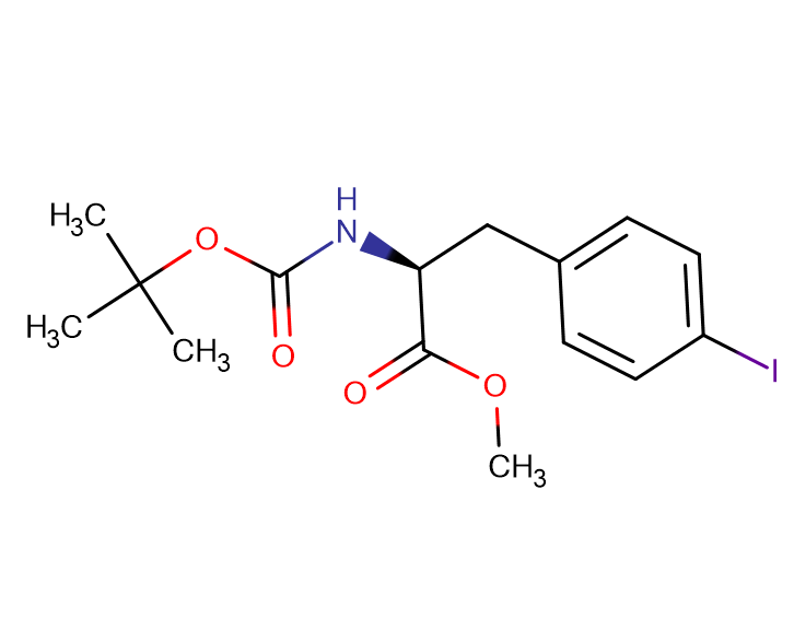 N-Boc-4-碘-L-苯丙氨酸甲酯 Boc-L-Phe(4-I)-OMe