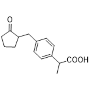 2-[4-(2-氧代环戊烷-1-基甲基)苯基]丙酸