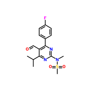 4-(4-氟苯基)-6-异丙基-2-[(N-甲基-N-甲磺酰)氨基]嘧啶-5-甲醛