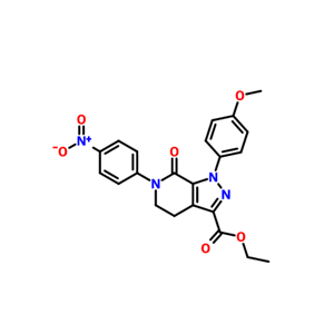 4,5,6,7-四氢-1-(4-甲氧基苯基)-6-(4-硝基苯基)-7-氧代-1H-吡唑并[3,4-C]吡啶-3-羧酸乙酯