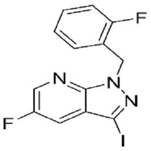 5-氟-1-(2-氟苯基)-3-碘-1H-吡唑酮基[3,4-b]吡啶