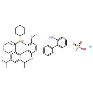 甲烷磺酸(2-二环己基膦)-3,6-二甲氧基-2',4',6'-三异丙基-1,1'-联苯)(2'-氨基-1,1'-联苯-2-基)钯(II)