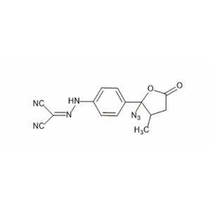 [[4-(2-叠氮基-3-甲基-5-氧代-2-四氢呋喃)苯基]-亚肼基]-丙二腈
