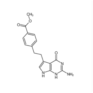 4-[2-(2-氨基-4,7-二氢-4-氧-1H-吡咯[2,3-d]嘧啶-5-基)乙基]苯甲酸甲酯