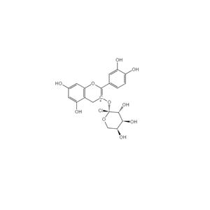 氯化矢车菊素-3-O-阿拉伯糖苷